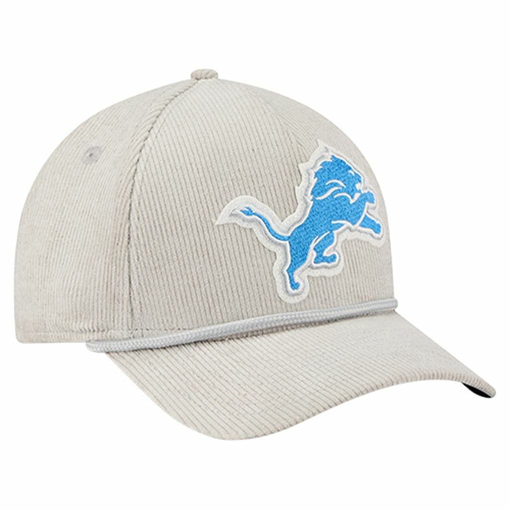 Detroit Lions Cord Corduroy 9FORTY A-Frame Adjustable Hat | NFL Sale