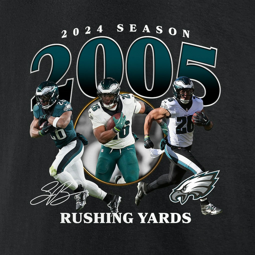 Philadelphia Eagles Saquon Barkley  2000 Yards T-Shirt | NFL US