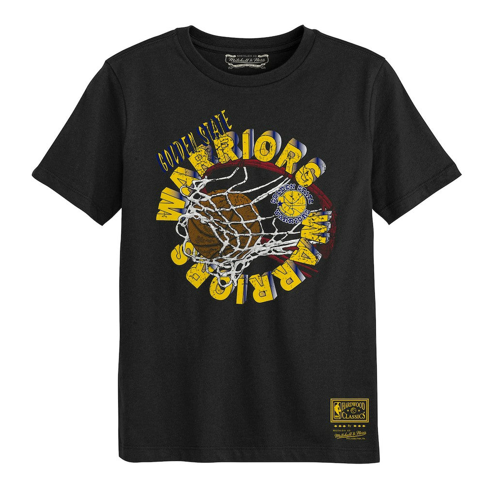 Black Golden State Warriors Preschool In The Net T-Shirt sale | NBA