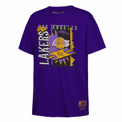 Purple Los Angeles Lakers Youth Retro '90s Poster T-Shirt | NBA
