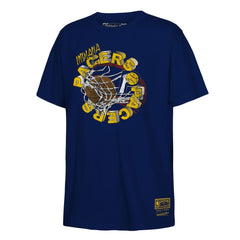 Navy Indiana Pacers Youth Retro '90s Poster T-Shirt | NBA