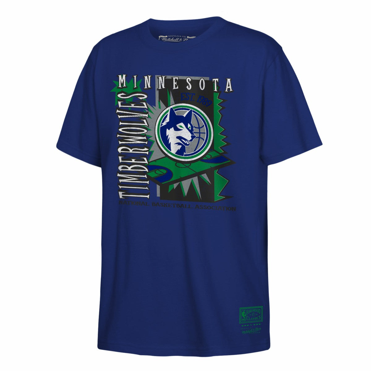 Navy Minnesota Timberwolves Youth Retro '90s Poster T-Shirt | NBA