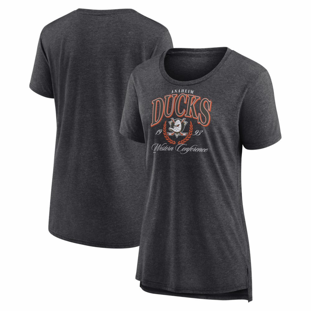 Anaheim Ducks Women's Reign Supreme Tri-Blend T-Shirt -  NHL T-shirts