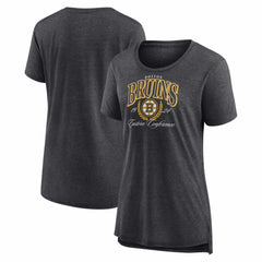 Boston Bruins Women's Reign Supreme Tri-Blend T-Shirt -  NHL T-shirts