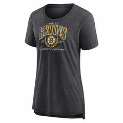 Boston Bruins Women's Reign Supreme Tri-Blend T-Shirt -  NHL T-shirts