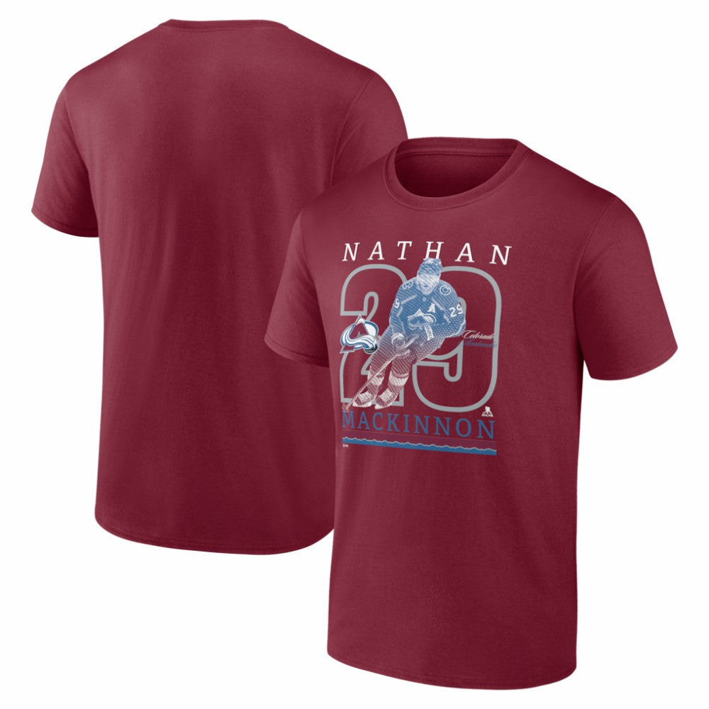Nathan MacKinnon Colorado Avalanche Player Show T-Shirt -  NHL T-shirts