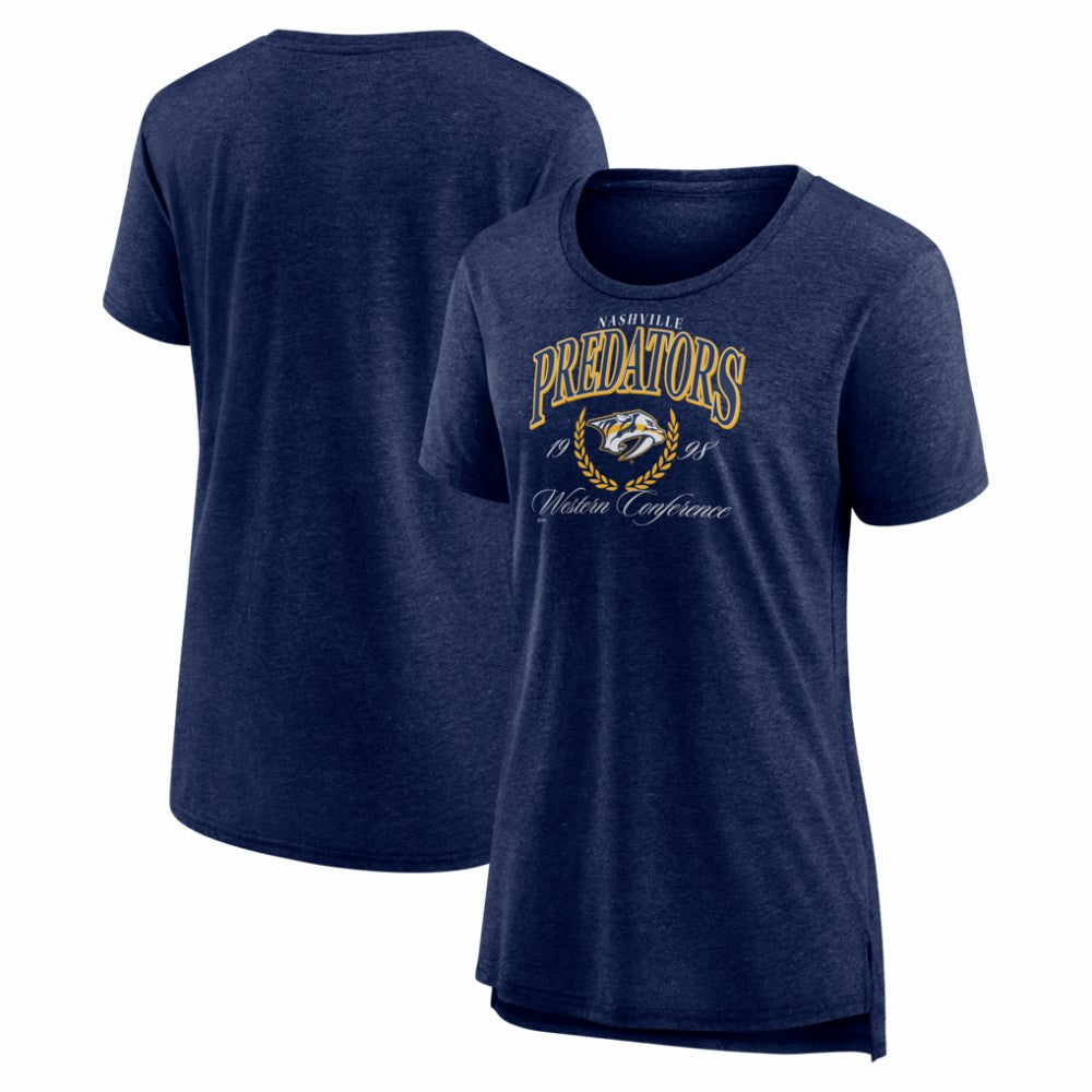 Nashville Predators Women's Reign Supreme Tri-Blend T-Shirt -  NHL T-shirts