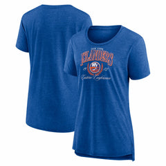 New York Islanders Women's Reign Supreme Tri-Blend T-Shirt -  NHL T-shirts