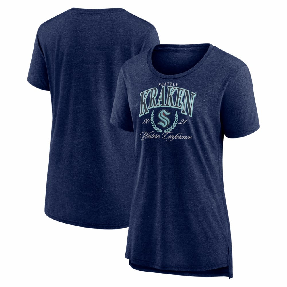Seattle Kraken Women's Reign Supreme Tri-Blend T-Shirt -  NHL T-shirts