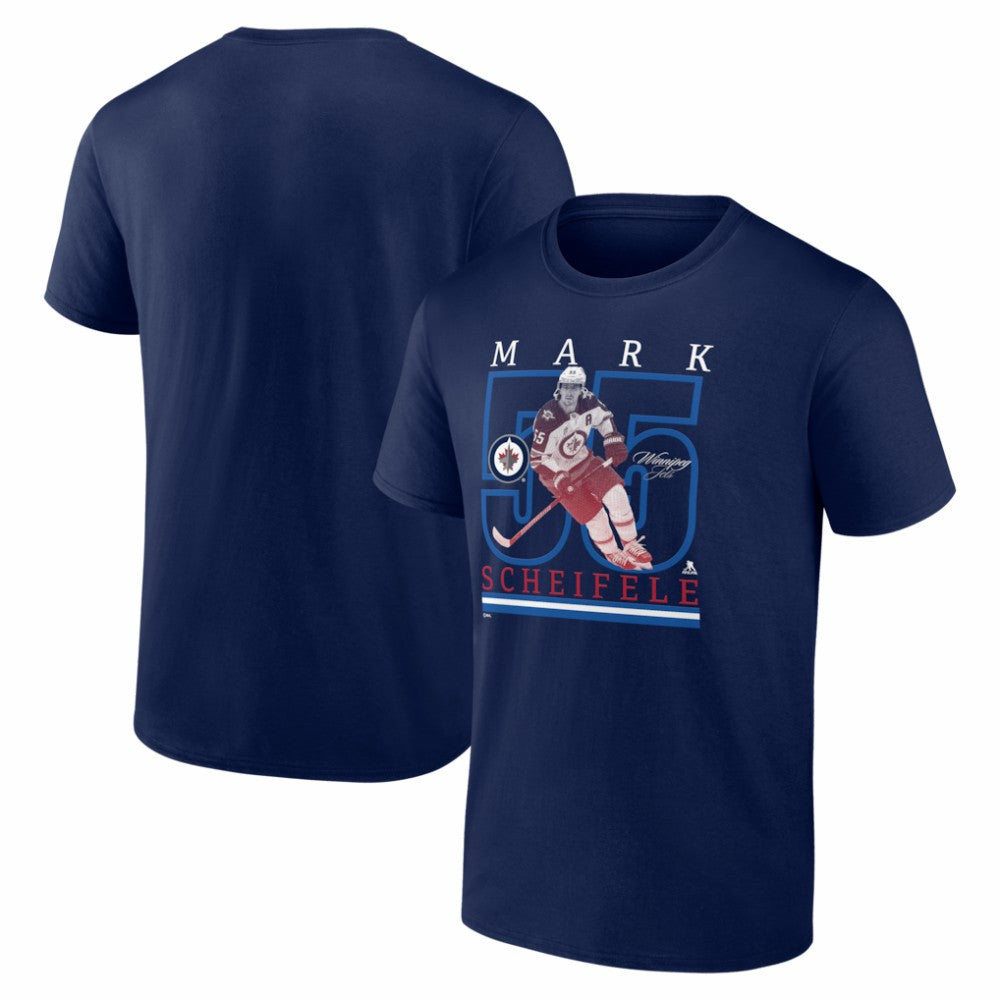 Mark Scheifele Winnipeg Jets Player Show T-Shirt -  NHL T-shirts