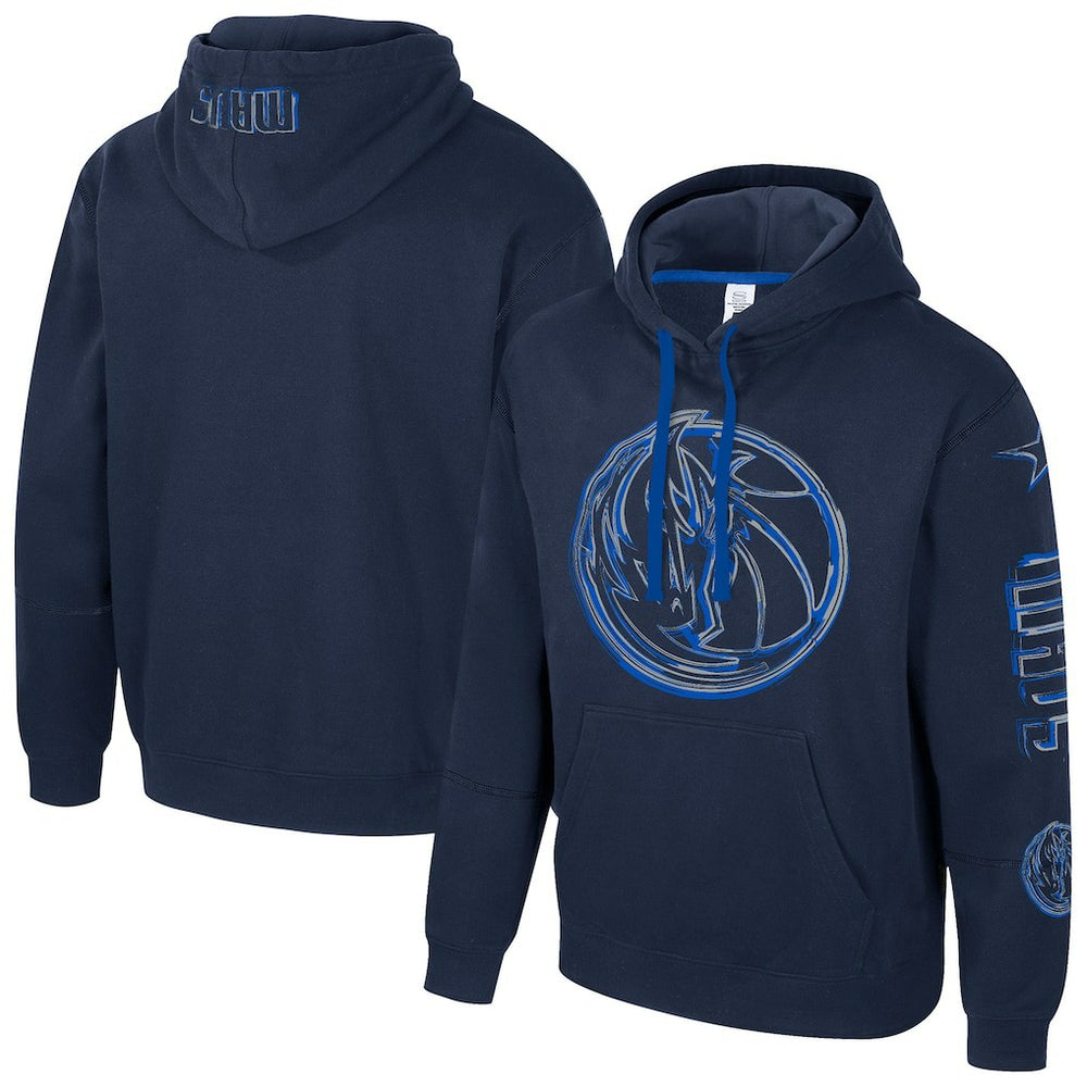 Navy Dallas Mavericks Stadium Essentials Unisex Elementized Pullover Hoodie sale | NBA