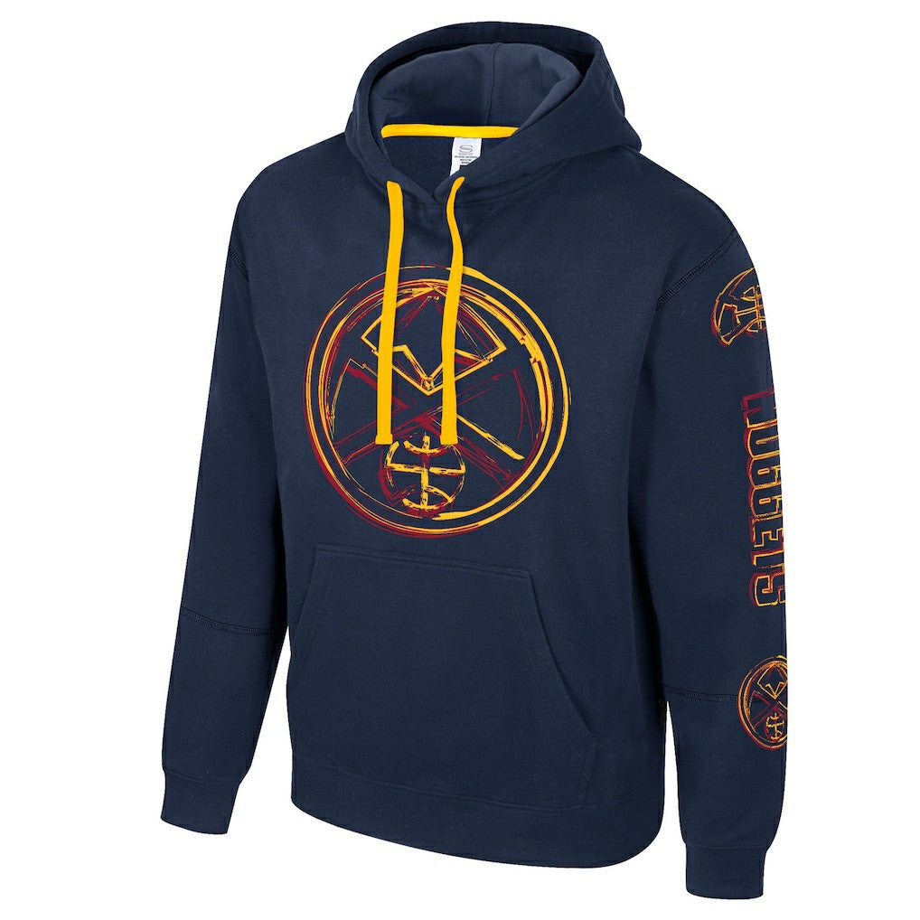 Navy Denver Nuggets Stadium Essentials Unisex Elementized Pullover Hoodie sale | NBA