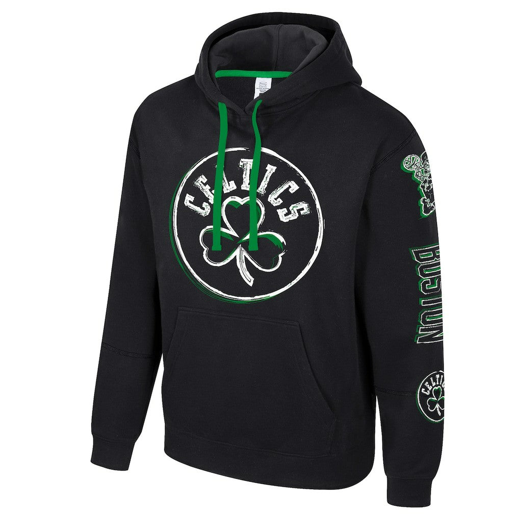 Black Boston Celtics Stadium Essentials Unisex Elementized Pullover Hoodie | NBA