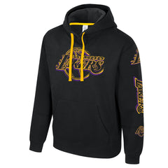 Black Los Angeles Lakers Stadium Essentials Unisex Elementized Pullover Hoodie | NBA