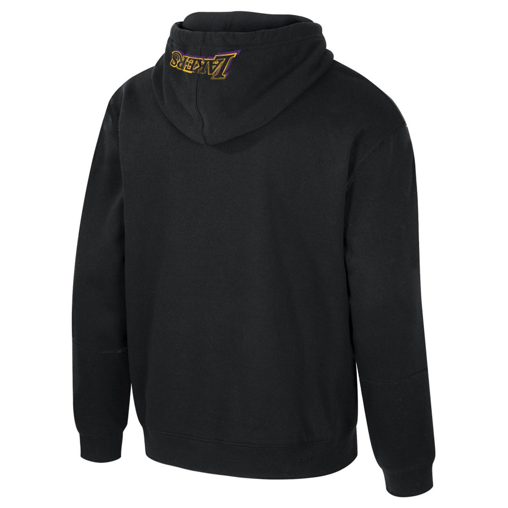 Black Los Angeles Lakers Stadium Essentials Unisex Elementized Pullover Hoodie | NBA