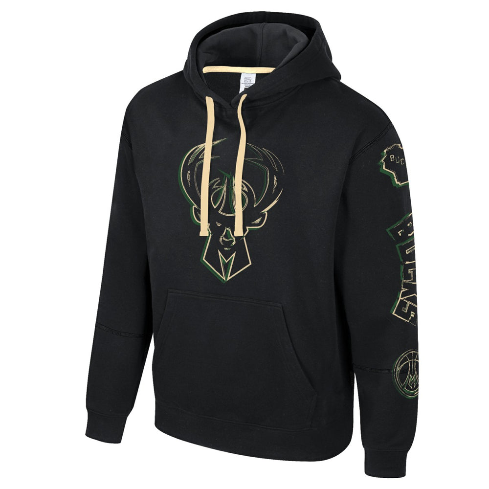 Black Milwaukee Bucks Stadium Essentials Unisex Elementized Pullover Hoodie | NBA