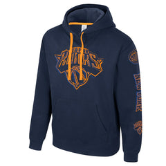 Navy New York Knicks Stadium Essentials Unisex Elementized Pullover Hoodie | NBA