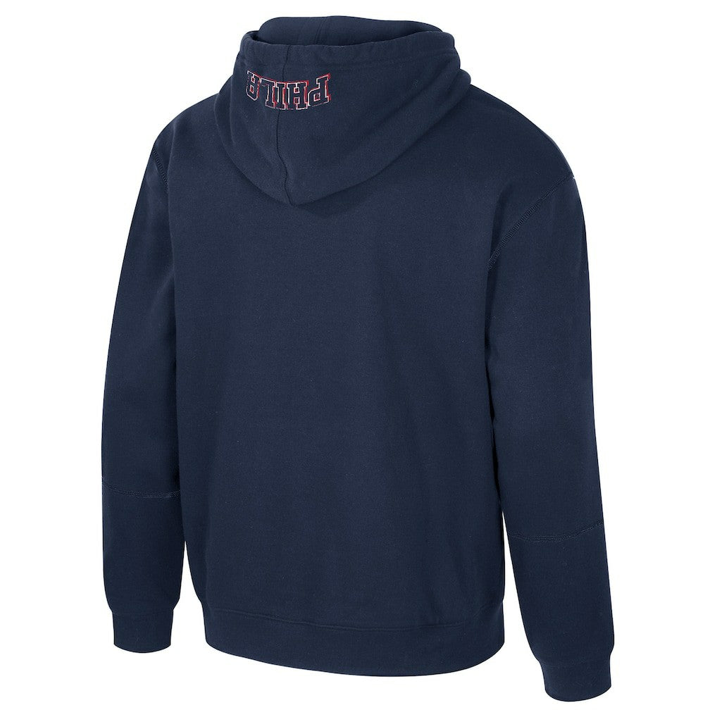 Navy Philadelphia 76ers Stadium Essentials Unisex Elementized Pullover Hoodie | NBA