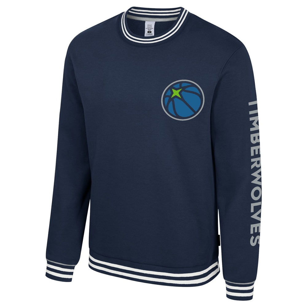 Navy Minnesota Timberwolves Stadium Essentials Unisex Half-Time 2 Pullover Sweatshirt | NBA