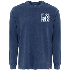 Blue Philadelphia 76ers Sportiqe Men's Bono Long Sleeve T-Shirt | NBA