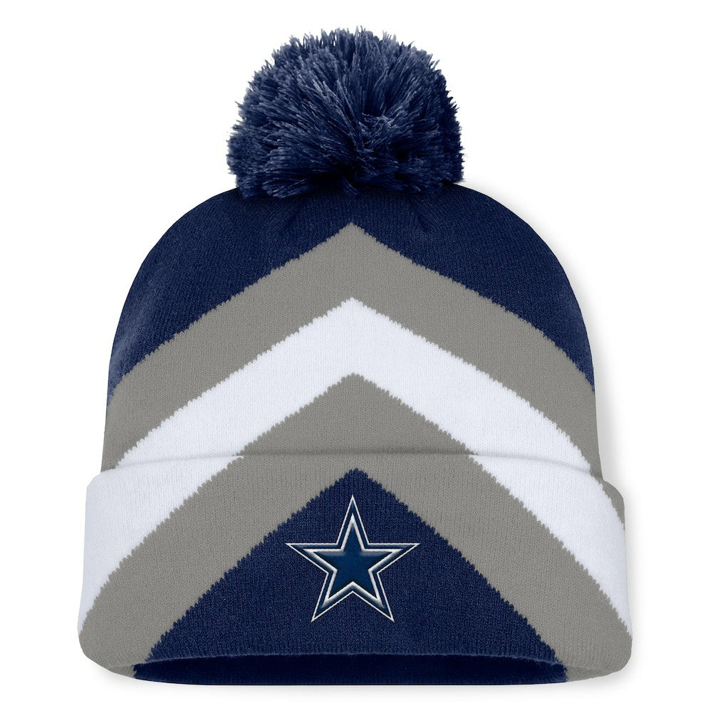 Dallas Cowboys Women's Cornerback Cuffed Knit Hat with Pom | NFL Outlet