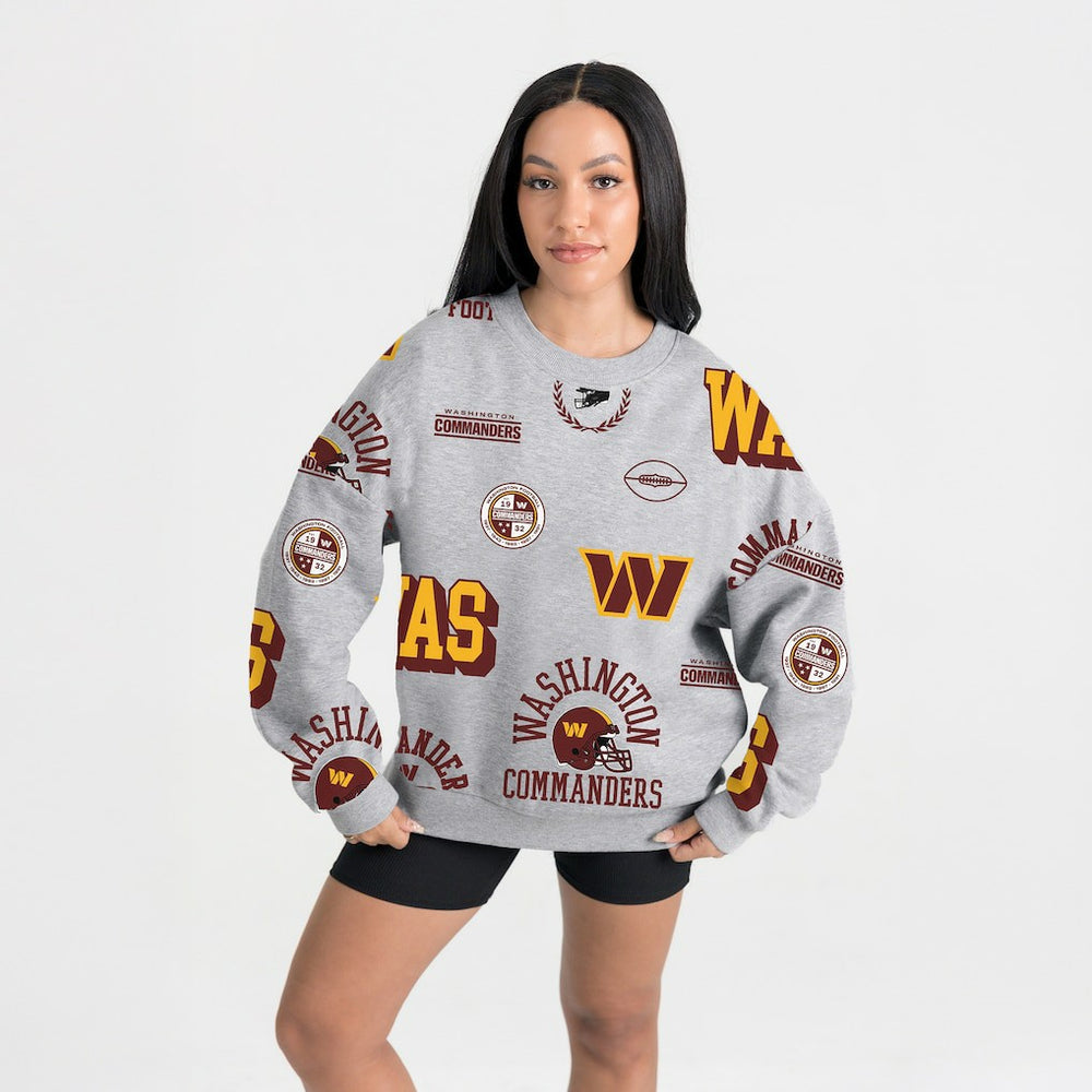 Washington Commanders Gameday Couture Women's Always On Repeat Fleece Sweatshirt | NFL Outlet