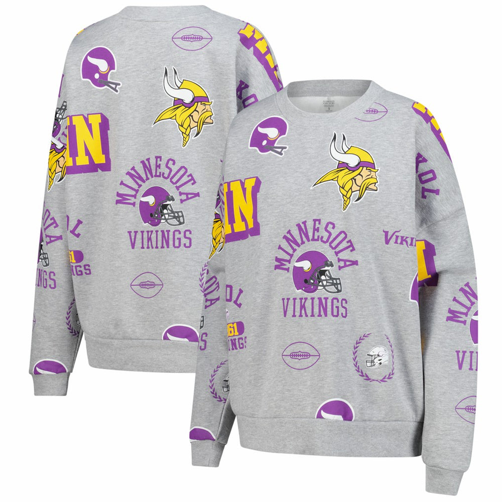 Minnesota Vikings Gameday Couture Women's Always On Repeat Fleece Sweatshirt | NFL On sale
