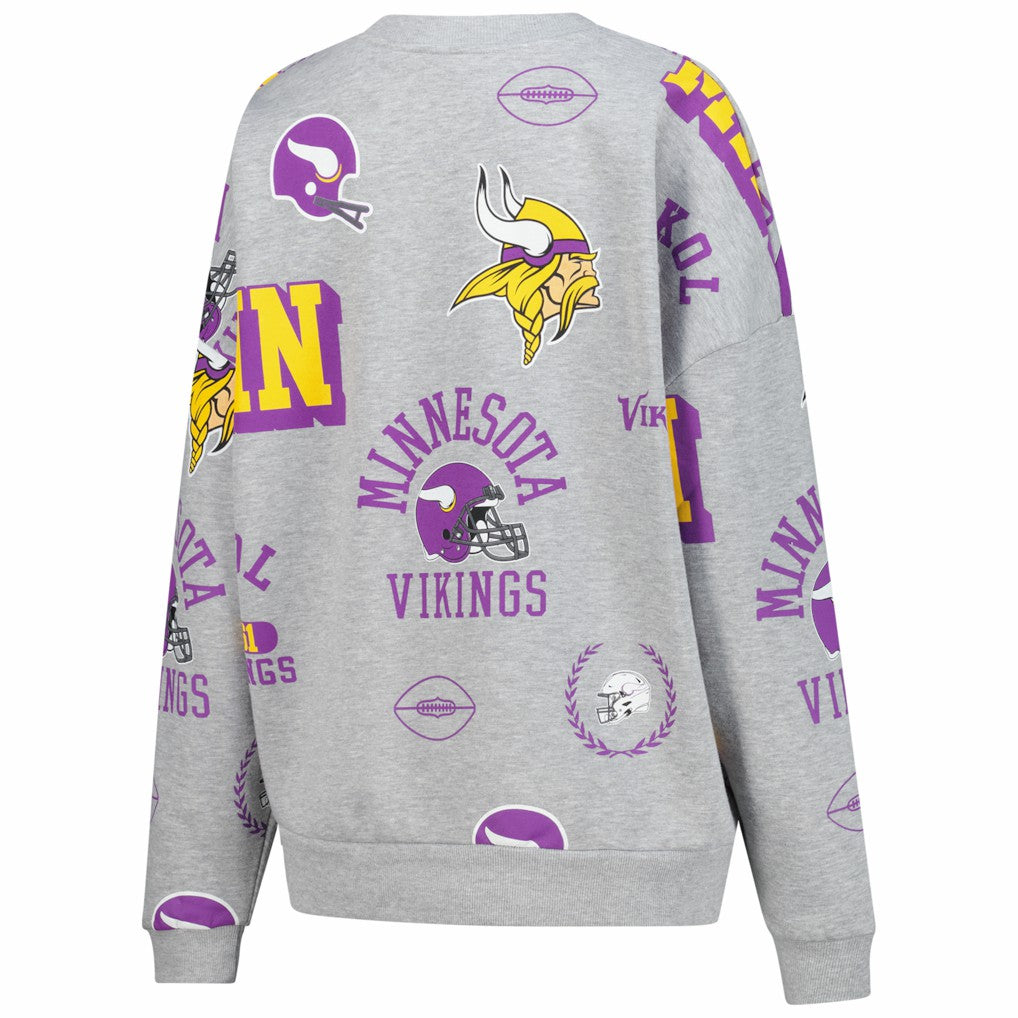 Minnesota Vikings Gameday Couture Women's Always On Repeat Fleece Sweatshirt | NFL On sale