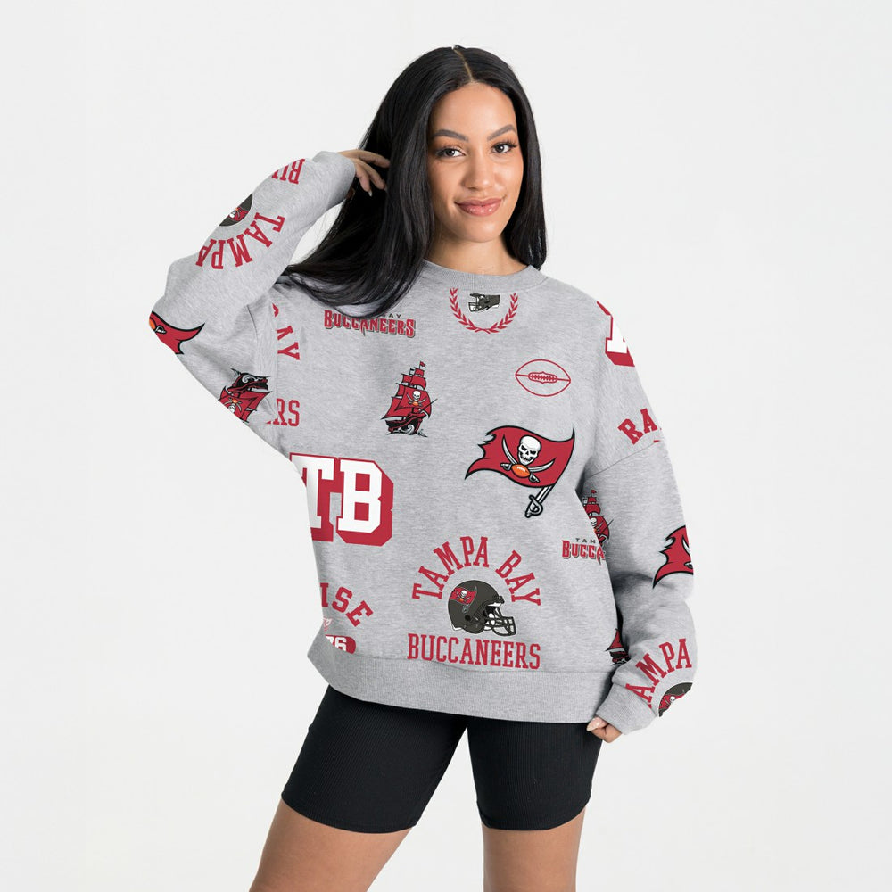 Tampa Bay Buccaneers Gameday Couture Women's Always On Repeat Fleece Sweatshirt | NFL Near me