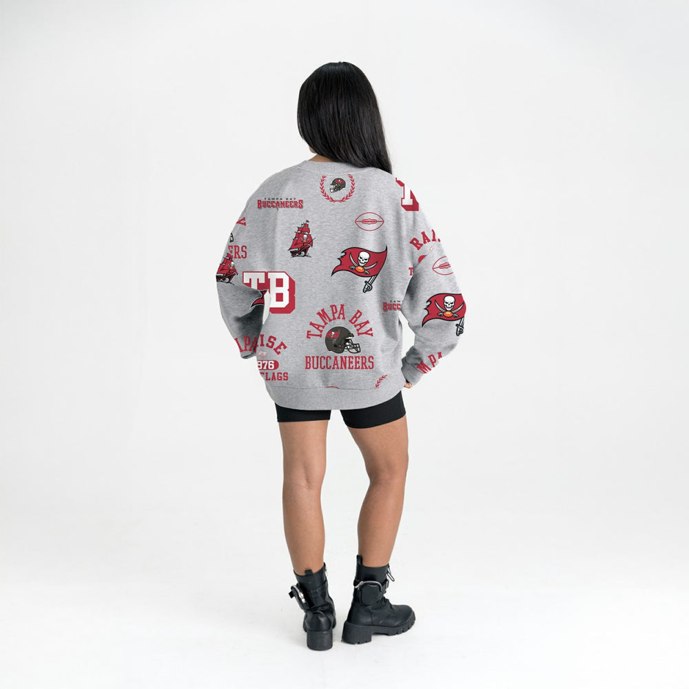 Tampa Bay Buccaneers Gameday Couture Women's Always On Repeat Fleece Sweatshirt | NFL Near me