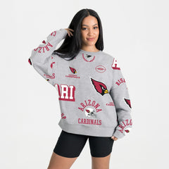 Arizona Cardinals Gameday Couture Women's Always On Repeat Fleece Sweatshirt | NFL Hot