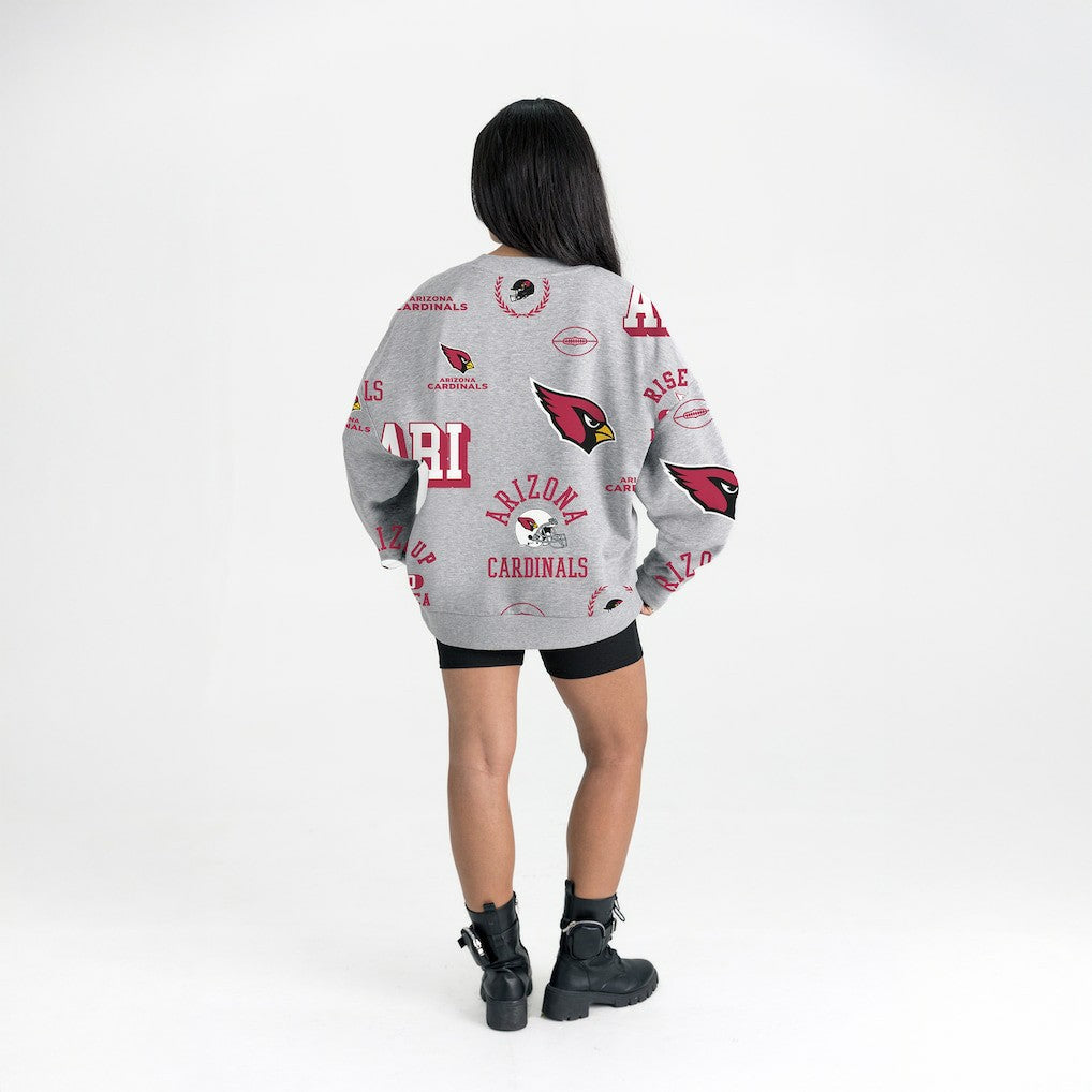 Arizona Cardinals Gameday Couture Women's Always On Repeat Fleece Sweatshirt | NFL Hot