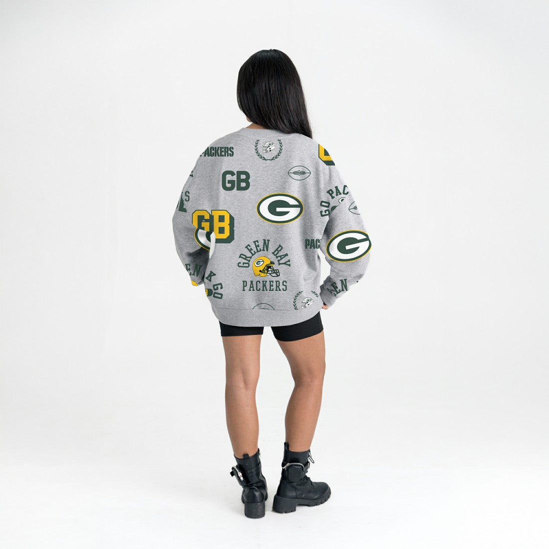 Green Bay Packers Gameday Couture Women's Always On Repeat Fleece Sweatshirt | NFL New