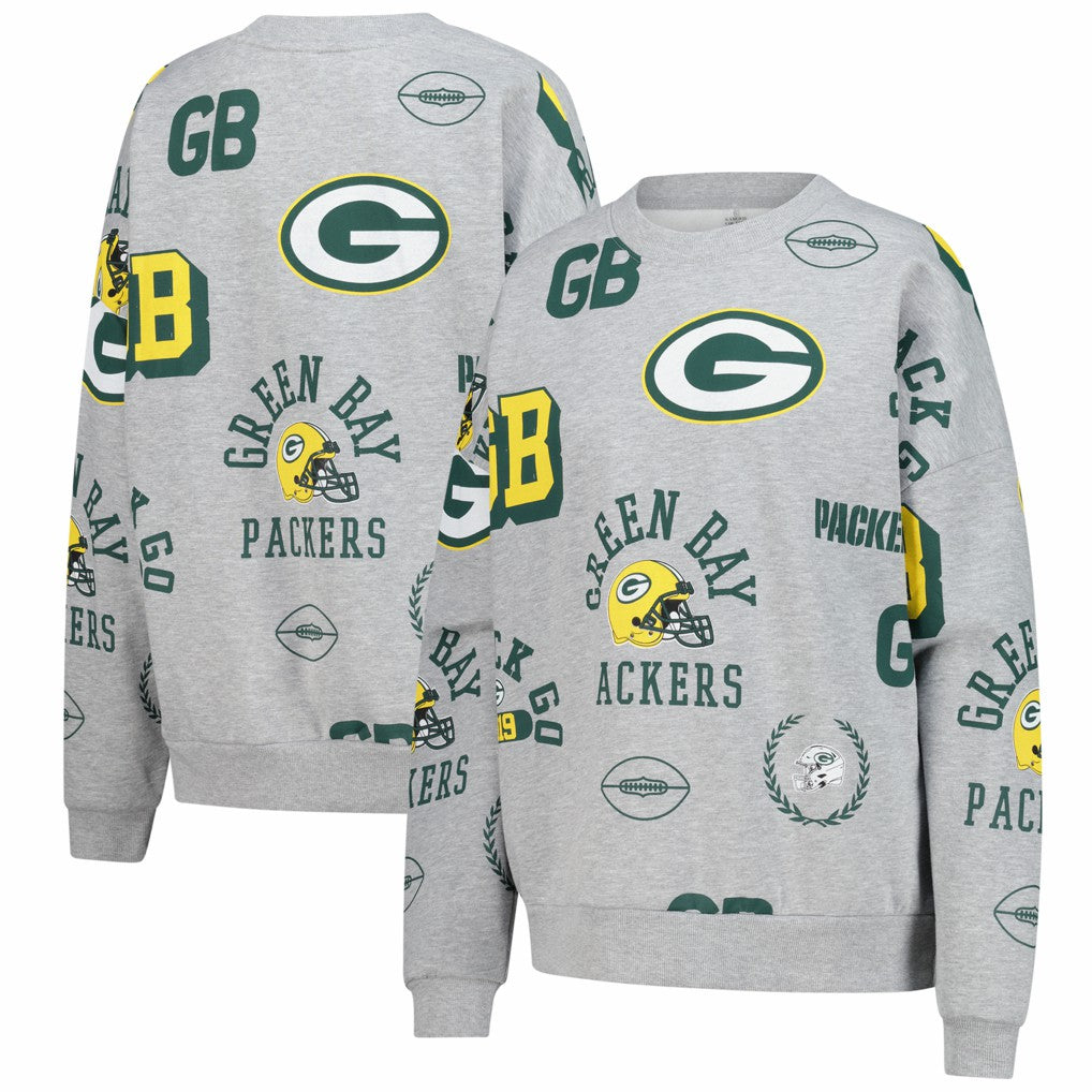 Green Bay Packers Gameday Couture Women's Always On Repeat Fleece Sweatshirt | NFL New