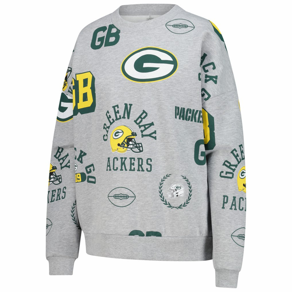 Green Bay Packers Gameday Couture Women's Always On Repeat Fleece Sweatshirt | NFL New