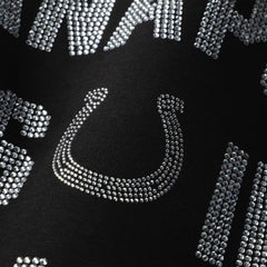 Indianapolis Colts Gameday Couture Women's Oversized Hype Era Rhinestone Text Sweatshirt | NFL Online