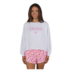 Chicago Bulls Concepts Sport Women's Lyric Long Sleeve Top & Shorts Set discount | NBA