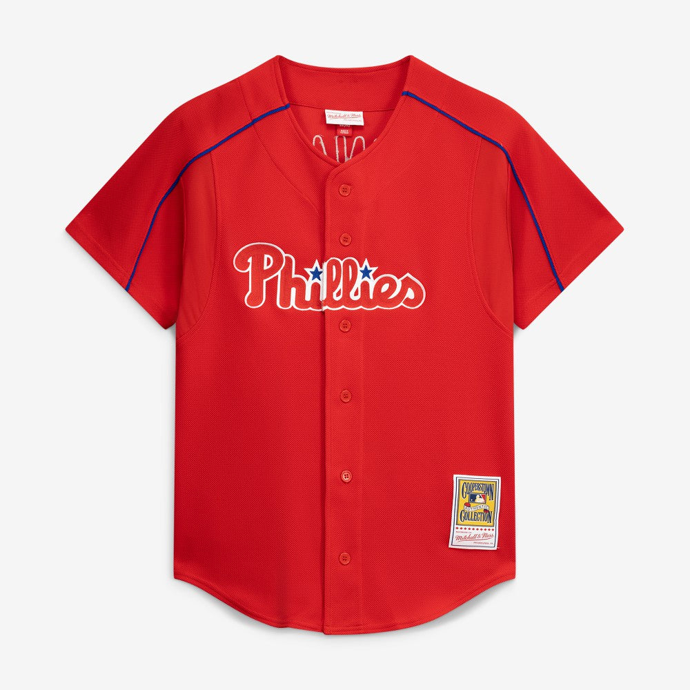 Ryan Howard Philadelphia Phillies Mitchell & Ness Cooperstown Collection Batting Practice Jersey – Red - MLB Jerseys