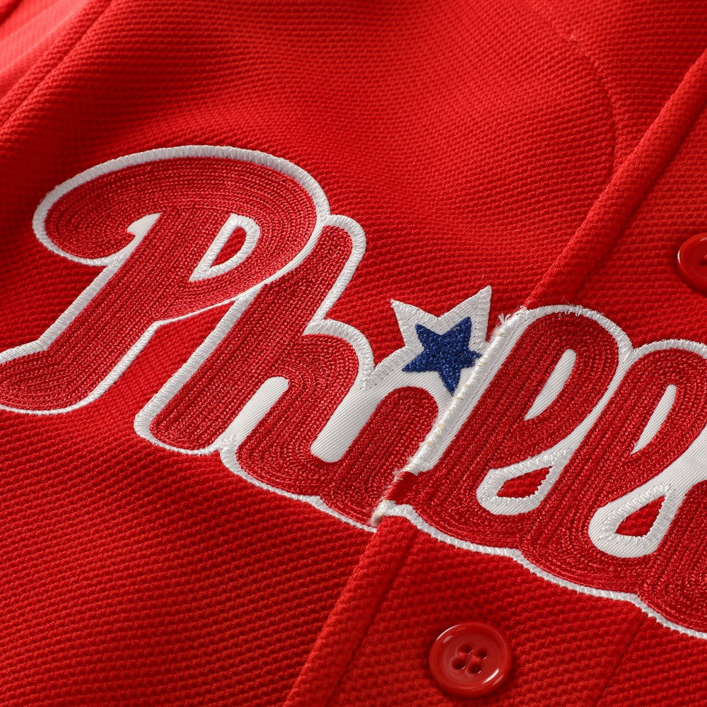 Ryan Howard Philadelphia Phillies Mitchell & Ness Cooperstown Collection Batting Practice Jersey – Red - MLB Jerseys