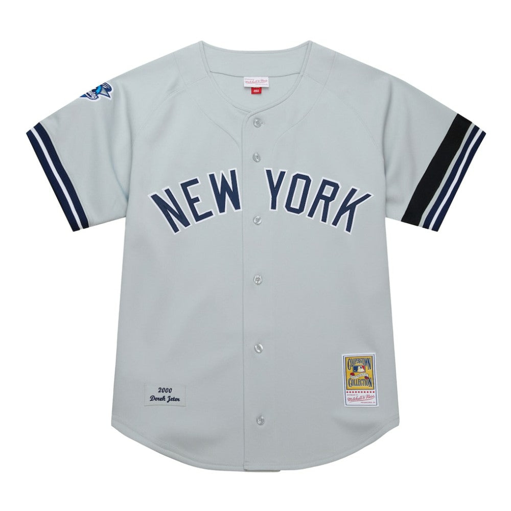 Derek Jeter New York Yankees Mitchell & Ness Cooperstown Collection 2000 World Series Authentic Jersey - MLB Jerseys