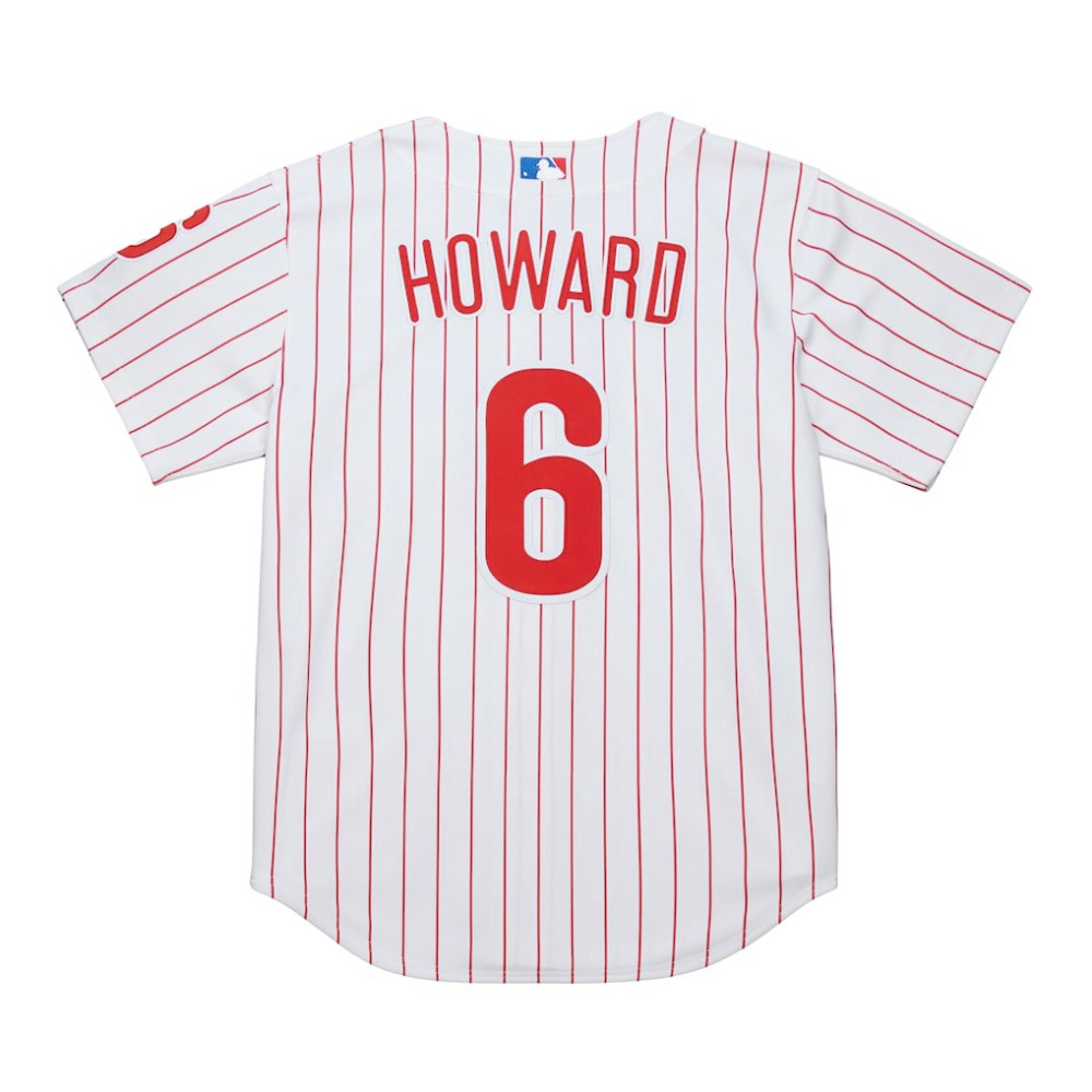 Ryan Howard Philadelphia Phillies Mitchell & Ness Cooperstown Collection Authentic Jersey – White - MLB Jerseys