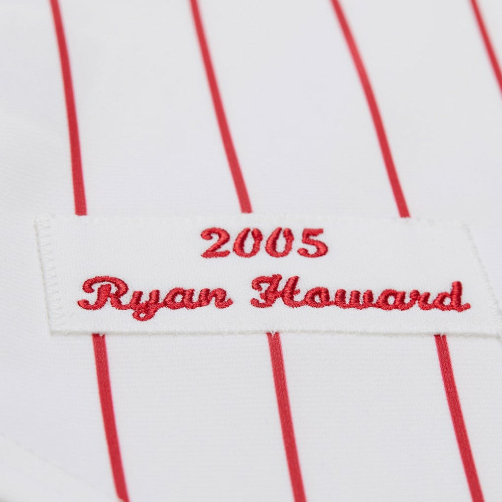 Ryan Howard Philadelphia Phillies Mitchell & Ness Cooperstown Collection Authentic Jersey – White - MLB Jerseys