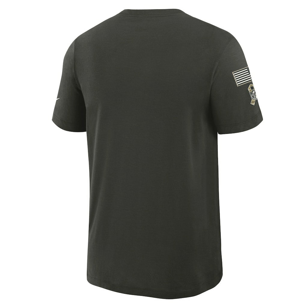 Dallas Cowboys 2025 Salute to Service Sideline Slub Dri-FIT T-Shirt | NFL New