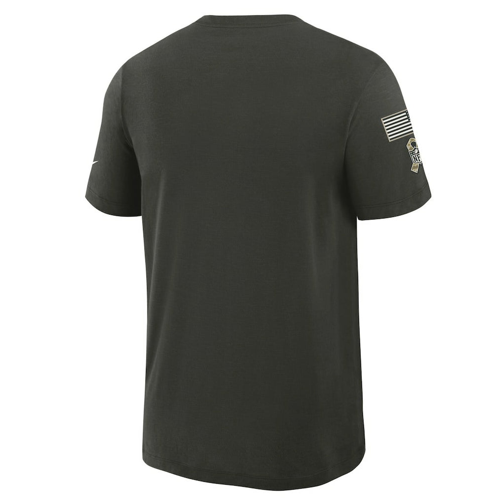 Dallas Cowboys 2025 Salute to Service Sideline Slub Dri-FIT T-Shirt | NFL New