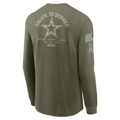 Dallas Cowboys 2025 Salute to Service Sideline Long Sleeve T-Shirt | NFL Sale