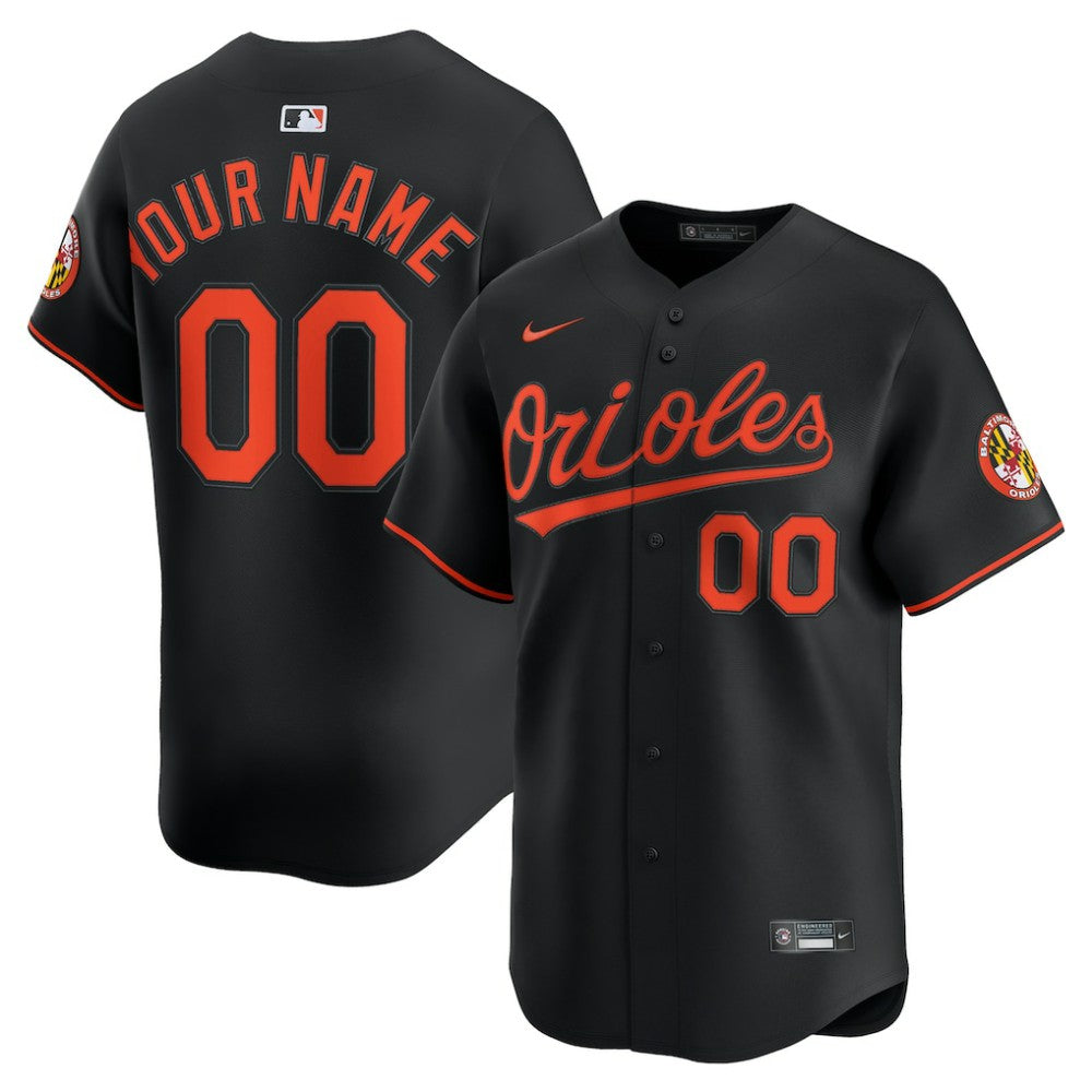 Baltimore Orioles Nike Alternate Limited Custom Jersey - MLB Jerseys