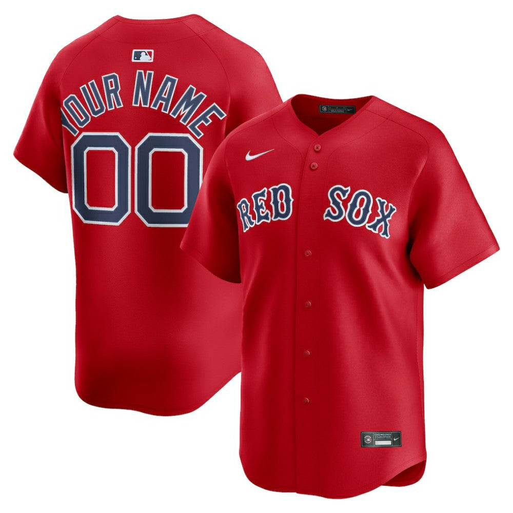 Boston Red Sox Nike Alternate Limited Custom Jersey - MLB Jerseys