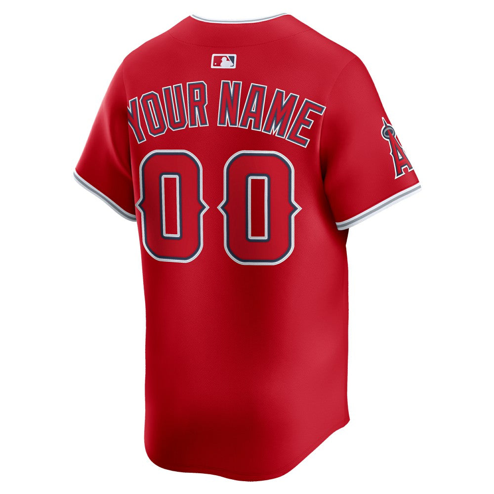 Los Angeles Angels Nike Alternate Limited Custom Jersey - MLB Jerseys