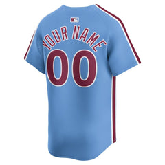 Philadelphia Phillies Nike Alternate Limited Custom Jersey - MLB Jerseys