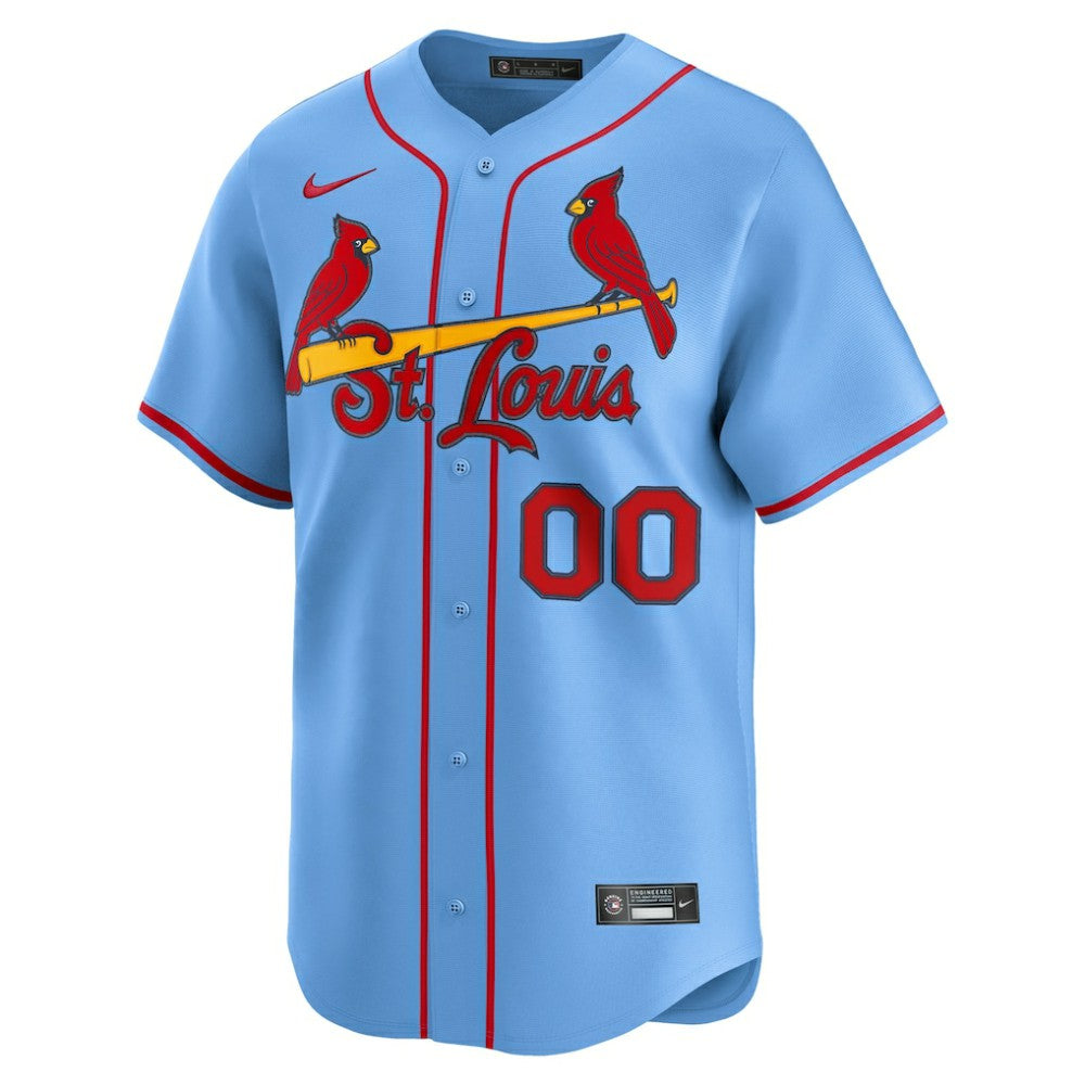 St. Louis Cardinals Nike Alternate Limited Custom Jersey - MLB Jerseys